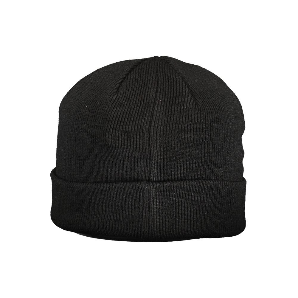 Black Polyacrylic Men Cap