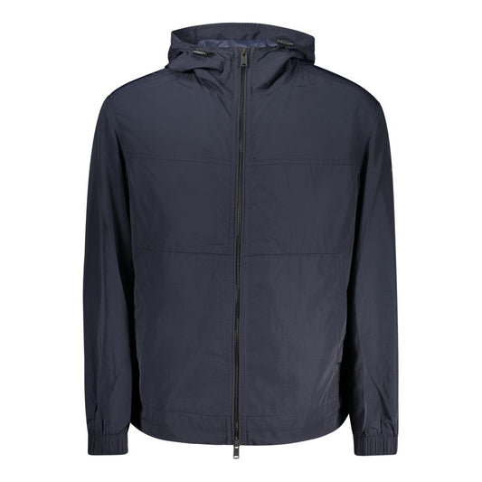 Blu Poliammide Men's Jacket