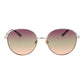 Rose Gold Metal Sunglasses