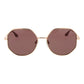 Rose Gold Metal Sunglasses