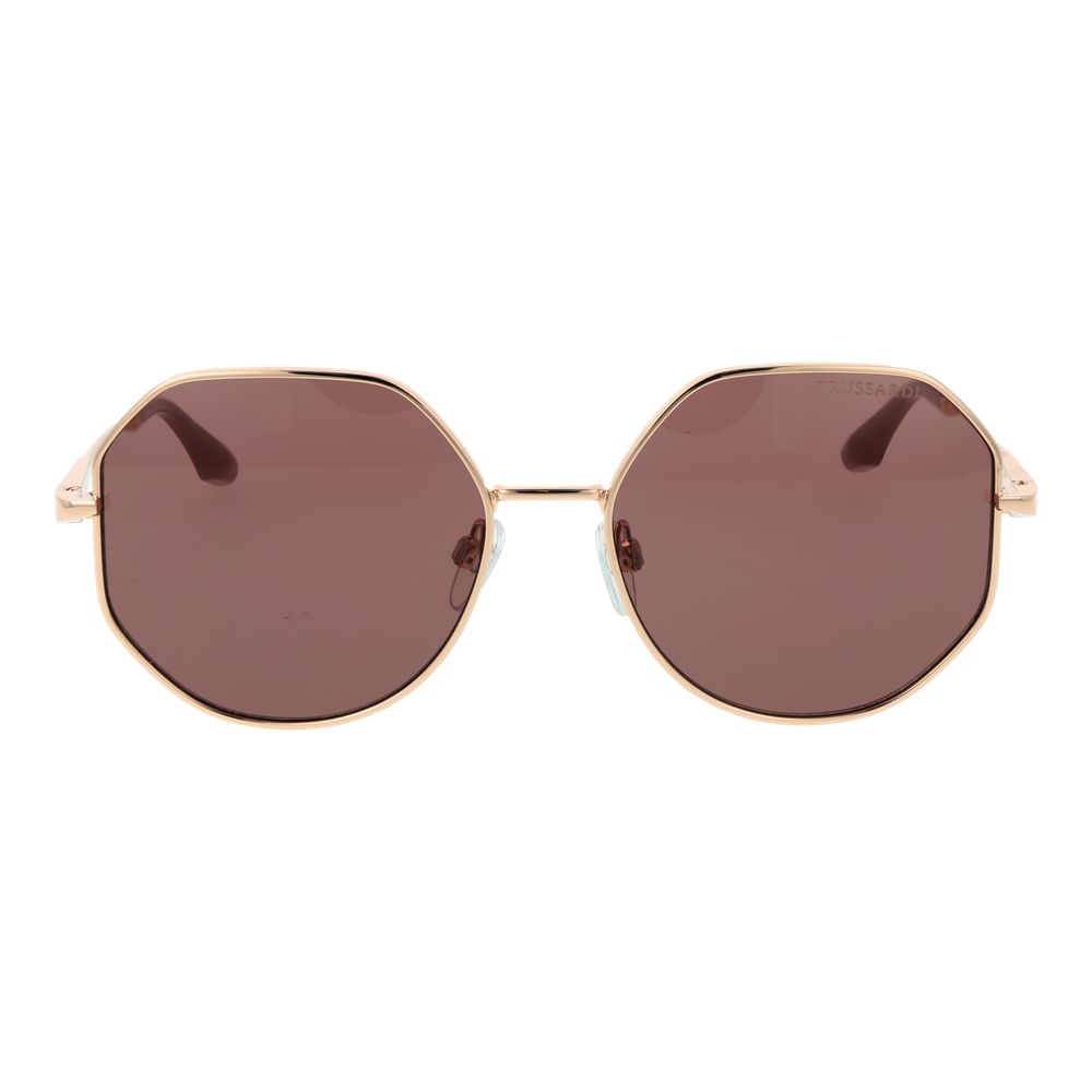 Rose Gold Metal Sunglasses