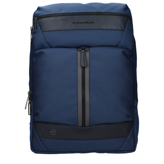 Blue Fabric Backpack