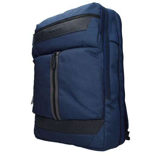 Blue Fabric Backpack