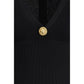 Black Viscose Casual Dress