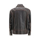 Brown Goatskin Bomber