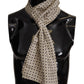 Elegant Cream Silk Men's Scarf