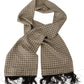 Elegant Cream Silk Men's Scarf
