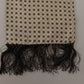 Elegant Cream Silk Men's Scarf