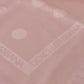 Elegant Pink Silk Blend Logo Scarf