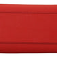 Sicily Bag in Red Leather with Gold Accents