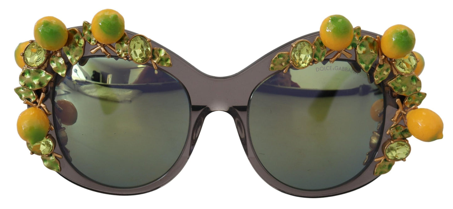 Elegant Crystal Appliqued Women's Sunglasses
