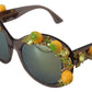 Elegant Crystal Appliqued Women's Sunglasses