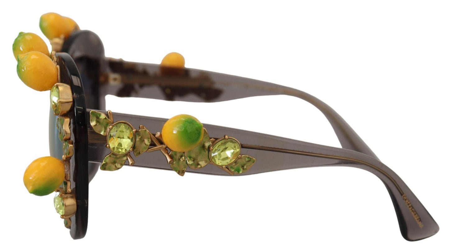 Elegant Crystal Appliqued Women's Sunglasses