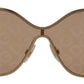 Elegant Gold-Toned UV Protective Sunglasses