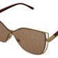 Elegant Gold-Toned UV Protective Sunglasses
