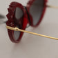 Chic Red Gradient Lens Sunglasses