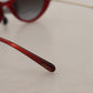 Chic Red Gradient Lens Sunglasses
