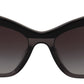 Elegant Black Acetate Sunglasses for Women