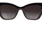 Elegant Black Acetate Sunglasses for Women