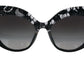 Elegant Black Lace Acetate Sunglasses