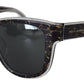 Chic Black Acetate Women's Sunglasses