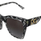 Chic Black Acetate Women's Sunglasses