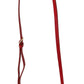 Elegant Crimson Crossbody Leather Bag