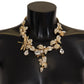 Elegant Sicily Floral Bug Statement Necklace
