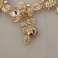 Elegant Sicily Floral Bug Statement Necklace