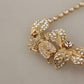 Elegant Sicily Floral Bug Statement Necklace