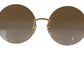 Vintage-Inspired Round Golden Sunglasses
