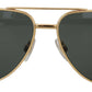 Golden Aviator Elegance Sunglasses