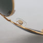 Golden Aviator Elegance Sunglasses
