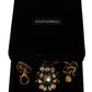 Elegant Gold Statement Necklace with Crystals