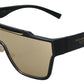 Chic Yellow Acetate Sunglasses for Women