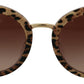 Elegant Brown Gradient Sunglasses