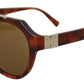 Chic Brown Wayfarer Sunglasses