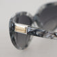 Chic Grey Acetate Designer Sunglasses