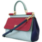 Elegant Multicolor Leather Shoulder Bag