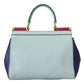 Elegant Multicolor Leather Shoulder Bag