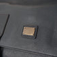 Elegant Blue Leather Work Bag