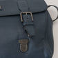 Elegant Blue Leather Work Bag