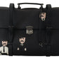 Elegant Black Calfskin Leather Briefcase Bag