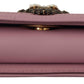 Elegant Pink Leather Micro Devotion Bag