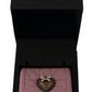 Elegant Pink Leather Micro Devotion Bag