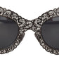 Exquisite Crystal Cat-Eye Sunglasses
