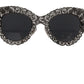 Exquisite Crystal Cat-Eye Sunglasses