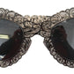 Exquisite Crystal Cat-Eye Sunglasses