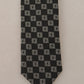 Elegant Blue Silk Designer Tie