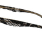 Chic White Lace-Trimmed Designer Sunglasses